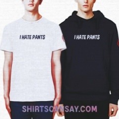 I hate pants #바지싫어 #티셔츠 #후드티