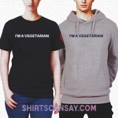 I&#039;m a Vegetarian #채식주의자 #티셔츠 #후드티
