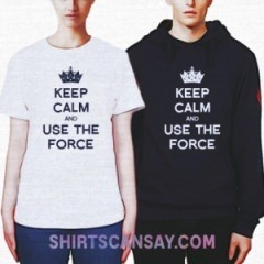 KEEP CALM AND USE THE FORCE #포스 #티셔츠 #후드티