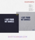 나는 동물이 아닌 음식을 먹는다