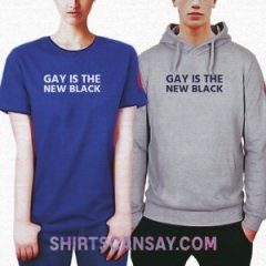 Gay is the new black #뉴블랙 #게이 #티셔츠 #후드티