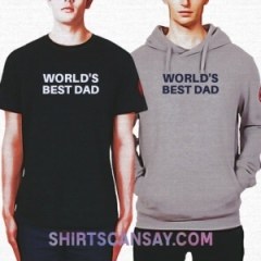 WORLD&#039;S BEST DAD #아빠 #최고 #티셔츠 #후드티