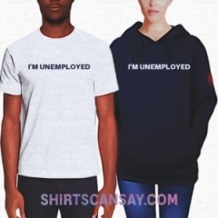 I&#039;m Unemployed #백수 #티셔츠 #후드티