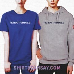 I&#039;m not single #허세 #티셔츠 #후드티