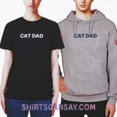 Cat dad #고양이 #티셔츠 #후드티