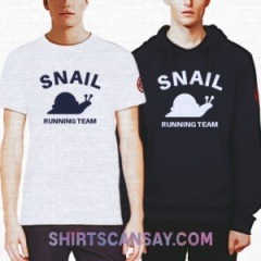 Snail running team #달팽이 #티셔츠 #후드티