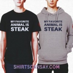 My favorite animal is steak #스테이크 #티셔츠 #후드티