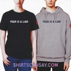 Fear Is A Liar #두려움 #거짓말 #티셔츠 #후드티