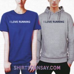 I love running #달리기 #티셔츠 #후드티