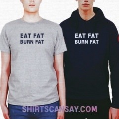 Eat fat burn fat #케토 #티셔츠 #후드티