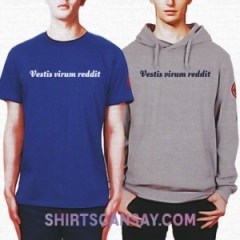 Vestis Virum Reddit #옷 #사람 #라틴어 #티셔츠 #후드티