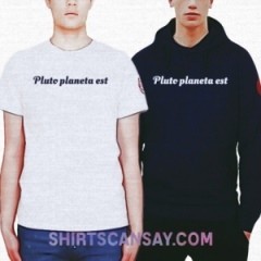 Pluto Planeta Est #명왕성 #라틴어 #티셔츠 #후드티